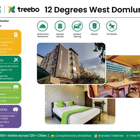 Treebo 12 Degrees West, 750 M From Embassy Golf Links Business Park Бангалор Экстерьер фото